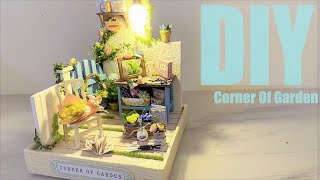 DIY Miniature Dollhouse -Corner Of Garden -花園一角