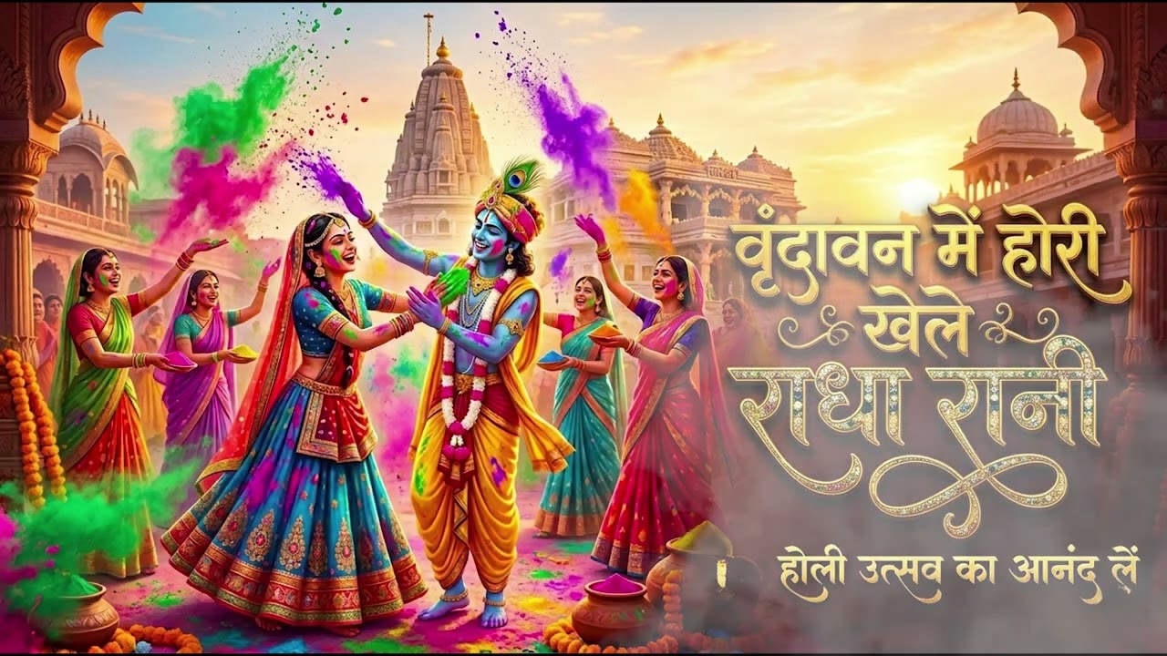 Vrindavan Me Hori Khele Radha Rani ~ वृंदावन में होरी खेले राधा रानी  Holi Bhajan 2026 #holi