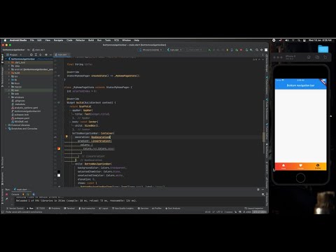 Flutter: Bottom Navigation Bar with Gradient Color