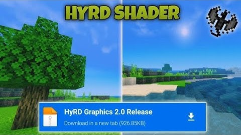 [ HD ] HyRD Graphics Shader for Minecraft Pe - 1.19.62+✓