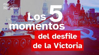 PUTIN y su DÍA de la VICTORIA: Los 5 MOMENTOS más DESTACADOS del DESFILE MILITAR | RTVE Noticias