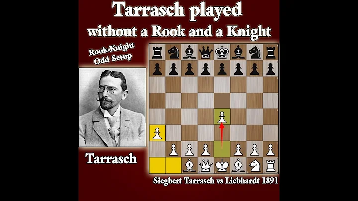 Tarrasch played without a Rook and Knight | Tarras...