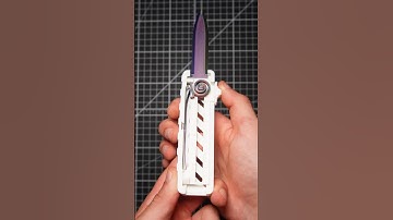 Best 3D printed spring loaded OTF fidget knife