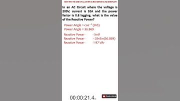 Reactive Power Problem Solution