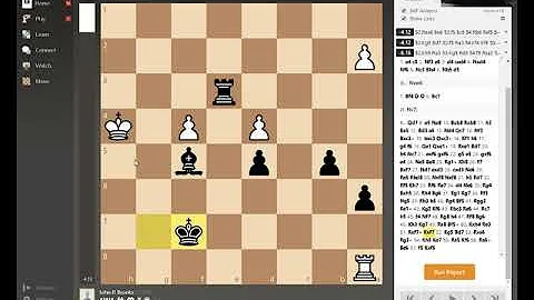 Fide Master Norman Rogers vs NM John Brooks US ope...