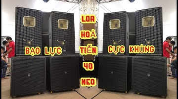 LOA HỎA TIỄN 40 ĐÔI TỪ NEO - LOA KHỦNG - GIÁ MỀM (17 triệu/ cặp)