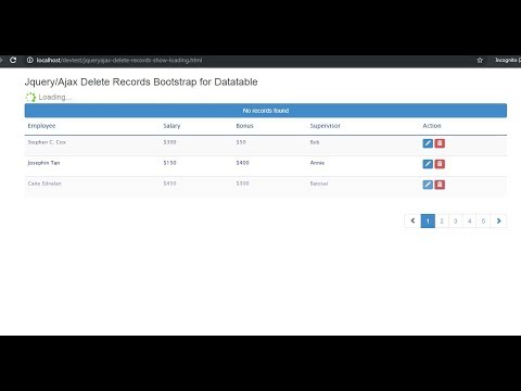 Jquery Ajax Mysql