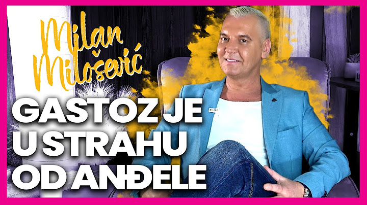 Gastoz je u strahu da Andjela ne pobedi! Milan Milosevic On ne moze da se snadje sad bi i da se miri