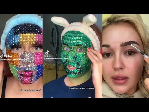 Scary makup storytimes☆(WITH CREDITS!!)☆(may be Scary for some) 