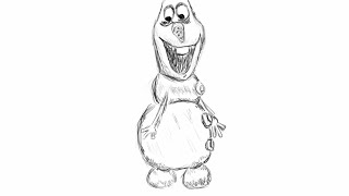 From Blank Page To Awesome Snowman Drawing
