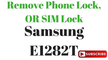 Samsung GT E1282T Reset Phone Code with Miracle box by GsmHelpFul