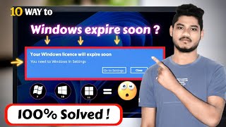 Solved Your Windows License Will Expire Soon | Your Windows License Will Expire Soon Windows 10/11