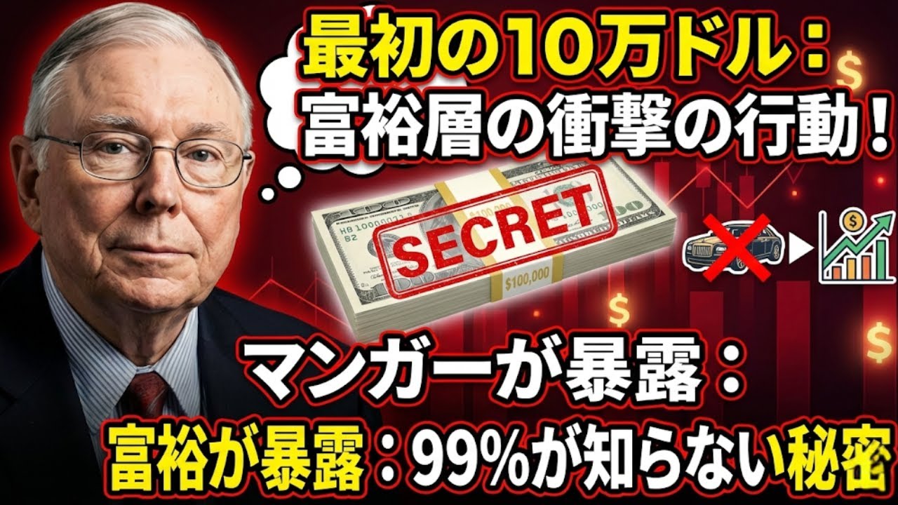 チャーリー・マンガー：富裕層が最初の10万ドルで実際に何をするのか