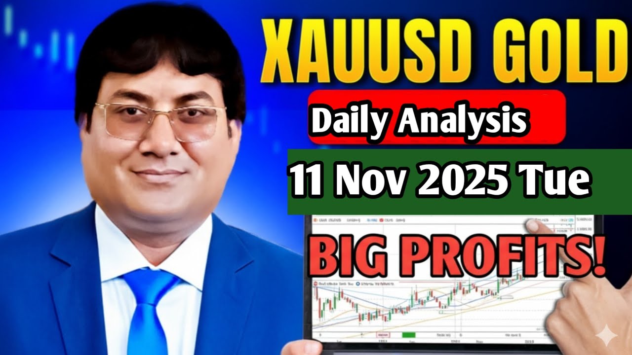 gold technical analysis today hindi 11Nov2025 | xauusd forex forecast ...