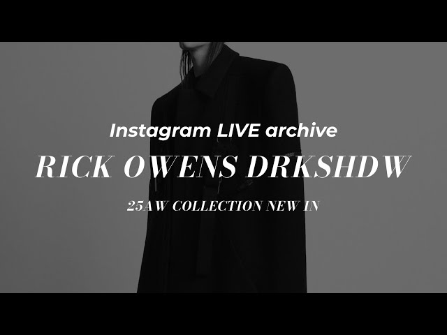 【新品同様品！】Rick Owens 絶版写真集リックオウエンスdrkshdw Rick Owens -Men's- 2025年秋冬コレクション | パリ | 画像50枚