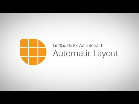GridGuide for Ae Tutorial 1 - Automatic Layout