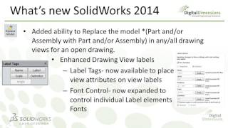 Video Archive: What's New in SOLIDWORKS 2014 - Drawings Part 1