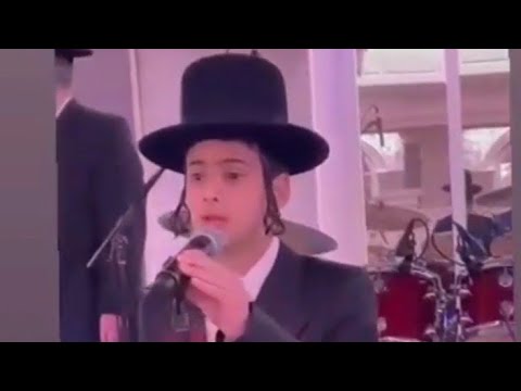 Yossi Lox Singing As A Bucher At A Chupah