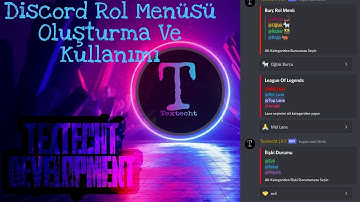 En Gelişmiş Discord Rol Seçim Menüsü | bdfd Bot Designer For Discord