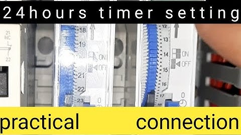timer setting | light timer setting #electrical