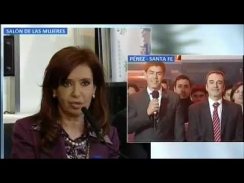 Cristina Kirchner en videoconferencia con Pérez (Santa Fé) y San Pedro de Colalao (Tucumán) cristina fernandez facebook