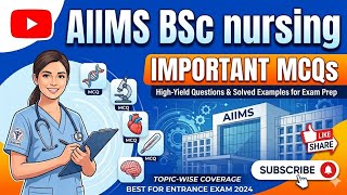 AIIMS BSc Nursing Entrance Biology MCQs 🔥 | Most Expected Questions 2026