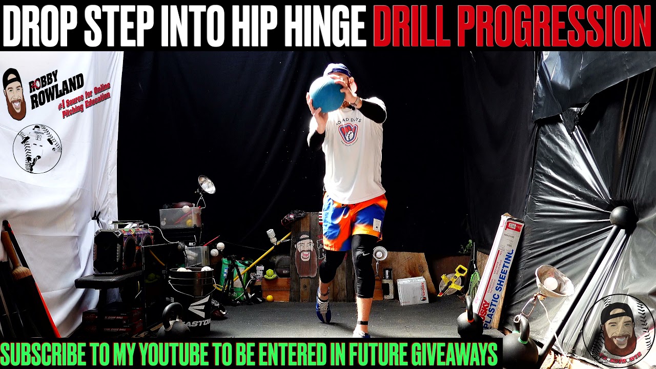 Drop Step into Hip Hinge Drill Progression DRIVE LEG DRILL PROGRESSION YouTube