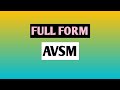 Full form avsm