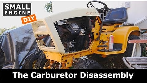 Vintage Cub Cadet 1440 Restoration Part 2 - Getting to the Carburetor