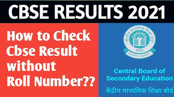 CBSE RESULT 2021|How to Check Result Without Roll Number?Cbse Latest News/Alternative access