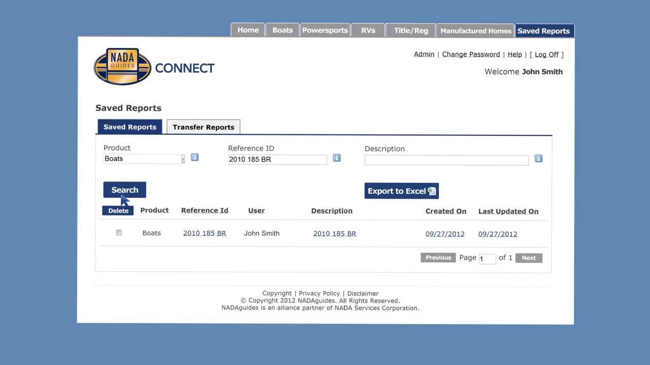 NADAguides Marine CONNECT YouTube