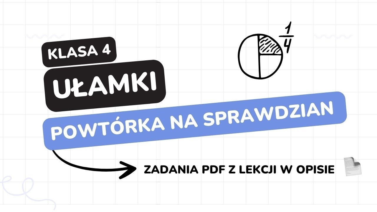 Test Diagnozujacy Z Matematyki Klasa 4 Gwo Ułamki - klasa 4 - GWO - Matematyka z plusem - sprawdzian - pdf w