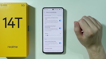 Realme 14T: Batterijbesparing plannen (automatische energiebesparende modus)