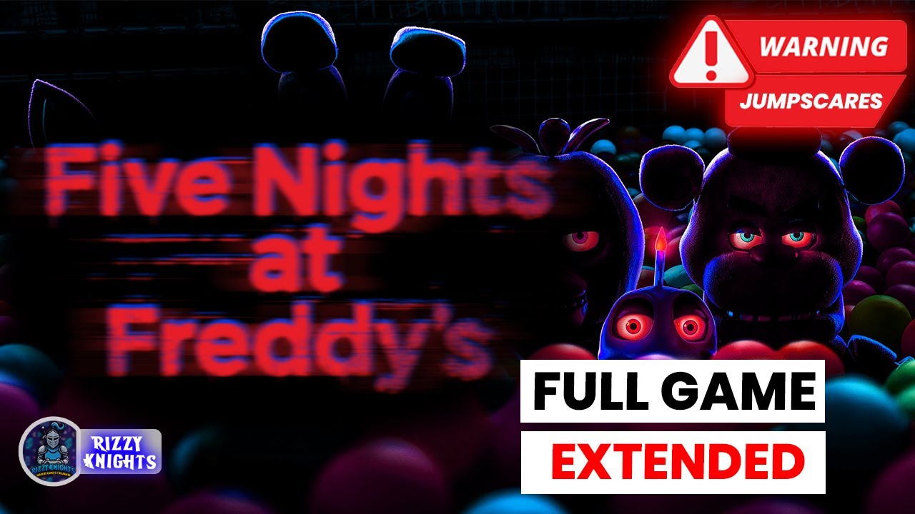 FNAF 1 FULL GAME MOVIE The Entire Story & All