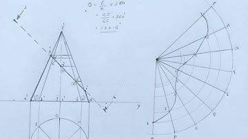 Engineering Graphics. Development of Solids. DEVELOPMENT OF A CONE. Video 1