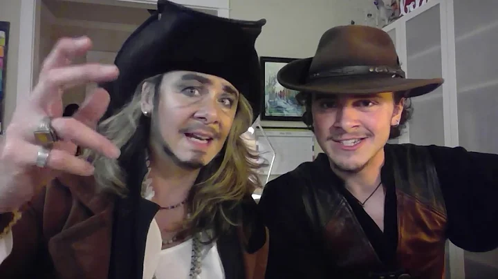 Captain Joan Sparrow & First Mate Alex read Pirate...
