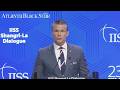 Hegseth Praises Pacific Allies For Increasing Military Spending At Shangri-La Dialogue