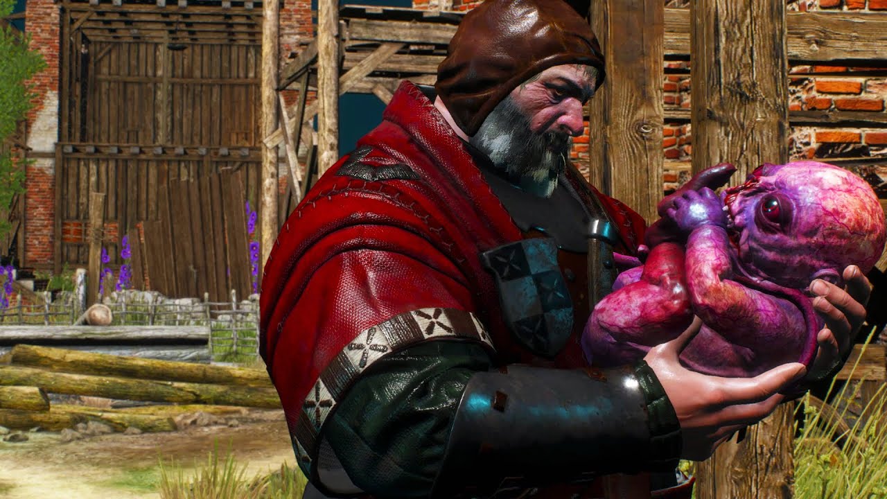 The Witcher 3 Wild Hunt - The Bloody Baron and his Lubberkin Daughter