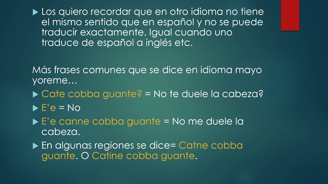 Yorem Nokki Lección 2 - YouTube