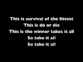 Eminem Survival Lyrics 
