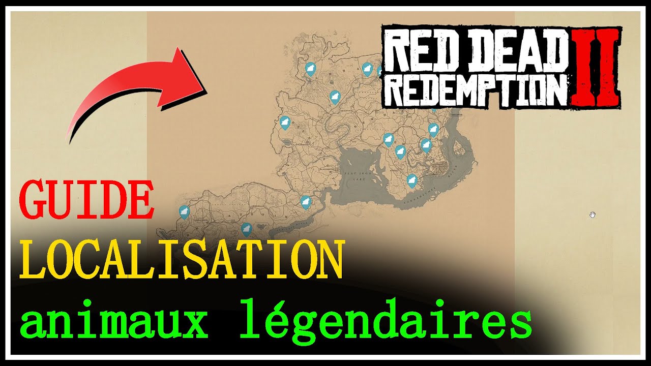 Guide Red Dead Redemption 2 Localisation Animaux L gendaires carte guide-red-dead-redemption-2-localisation-animaux-l-gendaires-carte