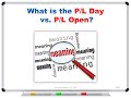 What is the P/L Day vs. P/L Open?