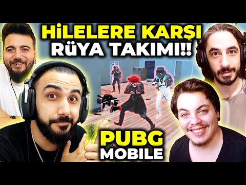 RÜYA TAKIMI İLE HİLELERE KARŞI SAVAŞTIK! w/ Kozmik Karınca, Barış Bra, Egoist Pati | PUBG MOBILE