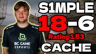Full s1mple 18-6 | rating:1.53 | cache | BC.GAME vs BBL | ROG JOURNEY Autumn 2026 News
