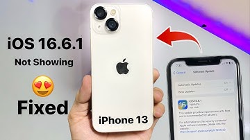 iPhone 13 - iOS 16.6.1 New Update not showing on iPhone 13 - Fixed || Update Now