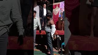 #hypnosis #comedy bodybuilding in “Hypnosis Reaction 😳 Stage वर काय झालं बघा!”“Live Hypnosis
