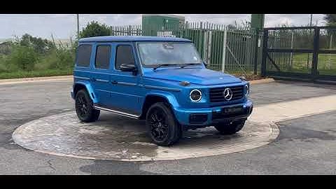 Electric G-Wagon makes 360-degree turn