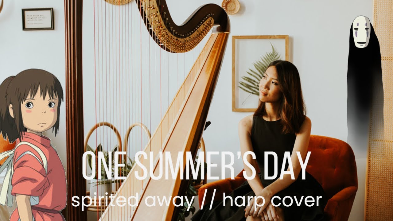 Spirited Away - One Summer's Day // harp cover