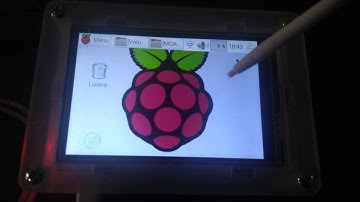 Nano computador MUITO BARATO usando Raspberry Pi 3 com display LCD touchscreen!