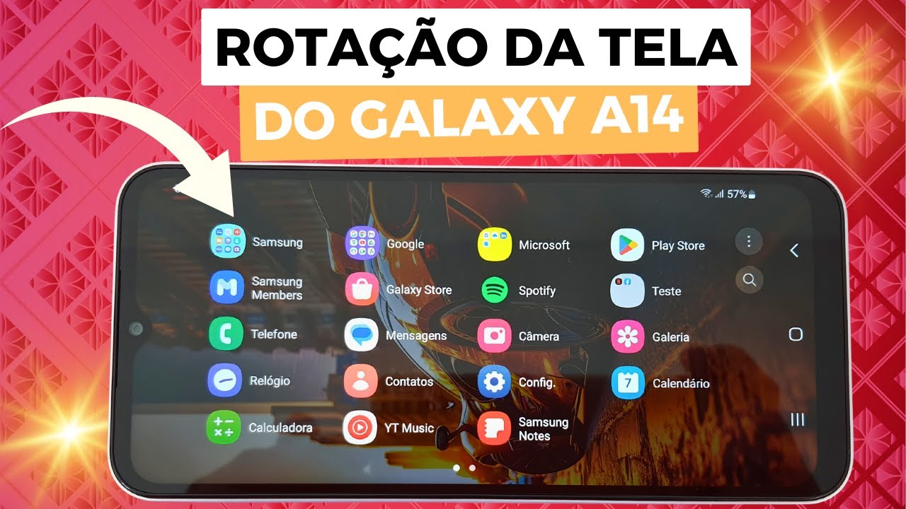 COMO ATIVAR A FUNÇÃO ROTAÇÃO DA TELA INICIAL E OUTRAS PARTES DO CELULAR ...